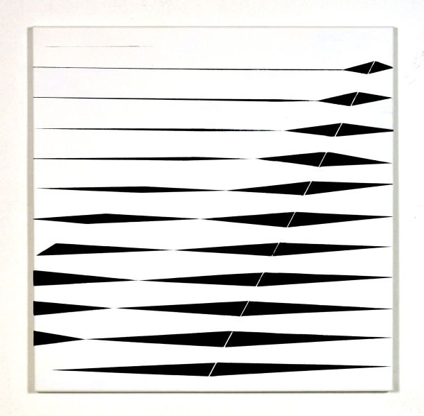 Black and white diagonals-exhibition lower austria